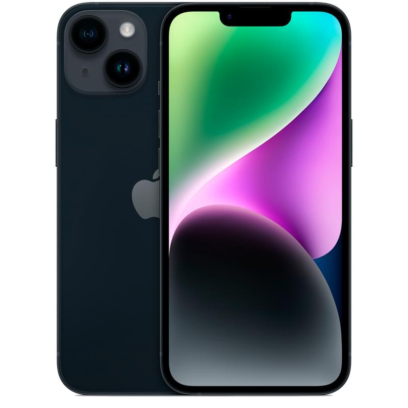 GSM Apple iPhone 14 смартфоны 128GB THX-6.1-12-5 Midnight - фото #0, Technodom.kz