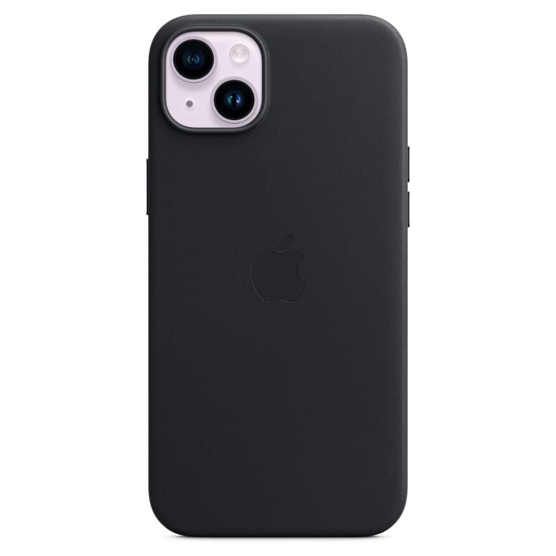 Чехол для iPhone 14 Plus, Leather Case with MagSafe, Midnight (MPP93ZM/A) - фото #2, Technodom.kz