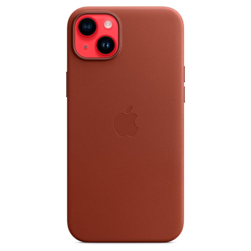 Чехол для iPhone 14 Plus, Leather Case with MagSafe, Umber (MPPD3ZM/A) - фото #3, Technodom.kz