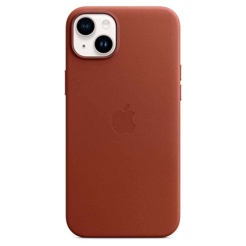 Чехол для iPhone 14 Plus, Leather Case with MagSafe, Umber (MPPD3ZM/A) - фото #4, Technodom.kz