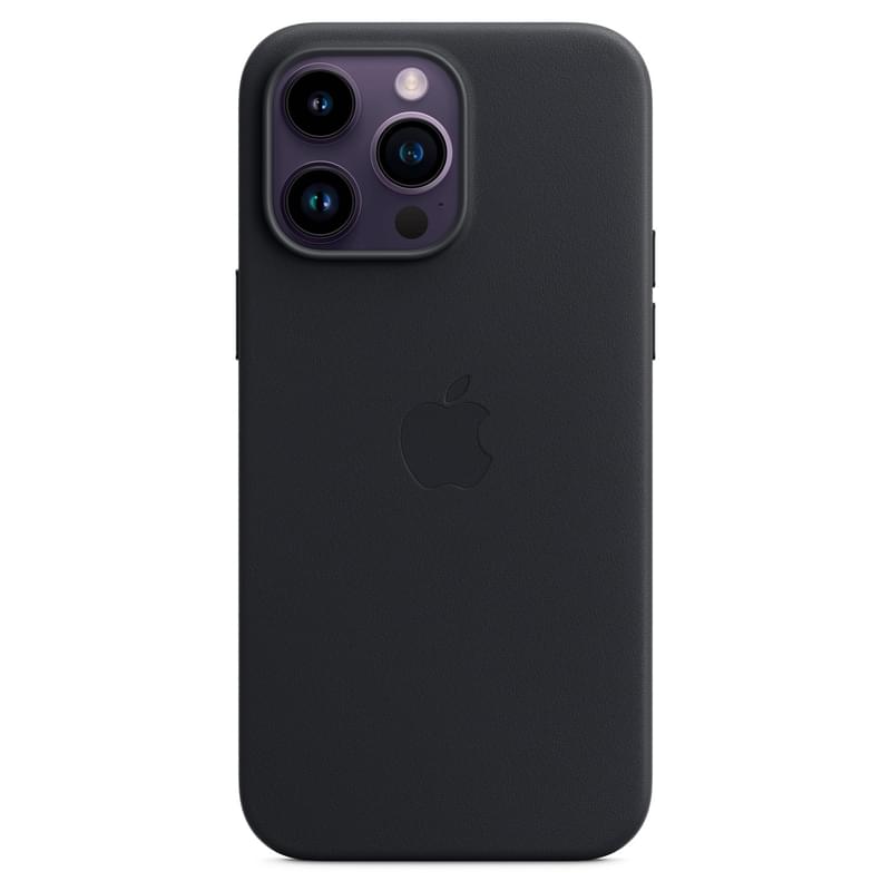 Чехол для iPhone 14 Pro Max, Leather Case with MagSafe, Midnight (MPPM3ZM/A) - фото #0, Technodom.kz