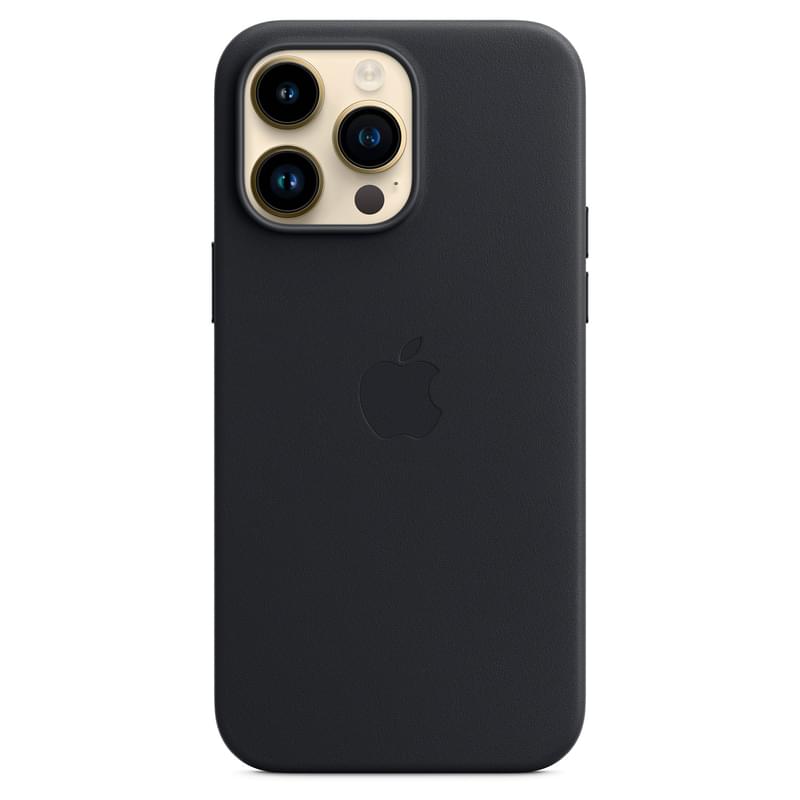 Чехол для iPhone 14 Pro Max, Leather Case with MagSafe, Midnight (MPPM3ZM/A) - фото #1, Technodom.kz