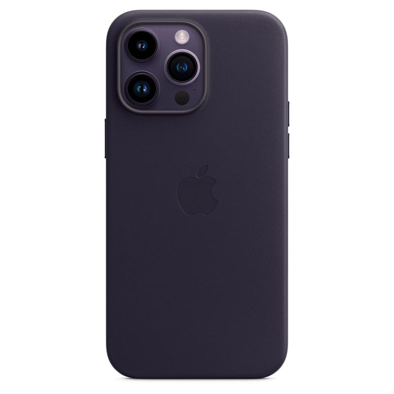 Чехол для iPhone 14 Pro Max, Leather Case with MagSafe, Ink (MPPP3ZM/A) - фото #0, Technodom.kz