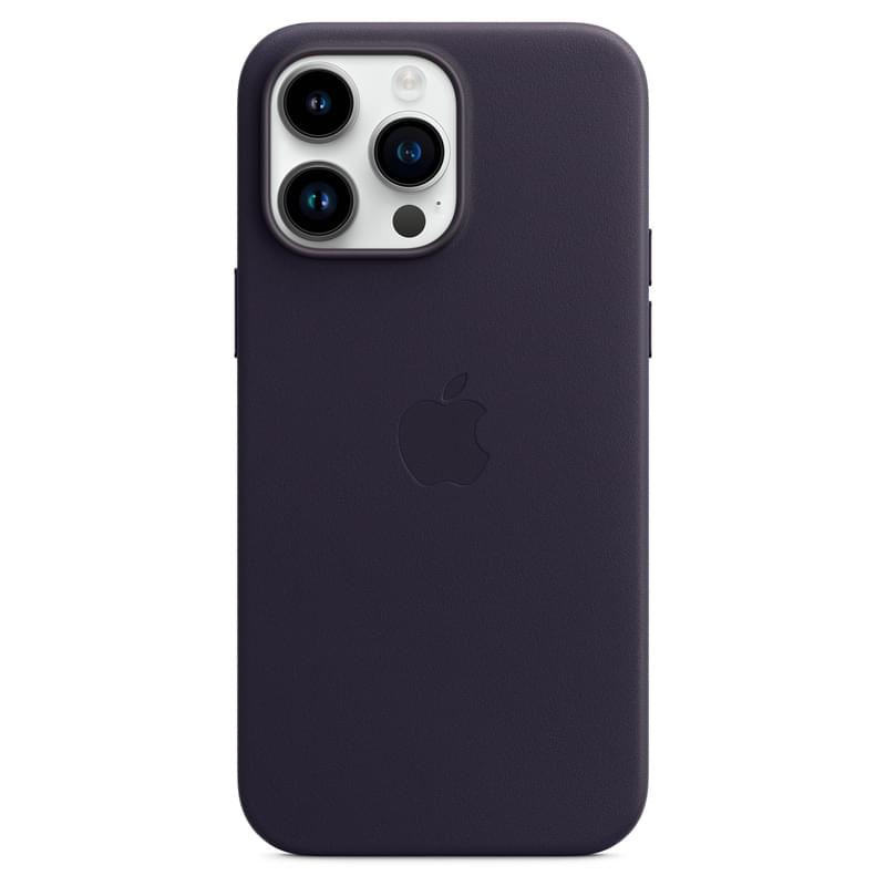 Чехол для iPhone 14 Pro Max, Leather Case with MagSafe, Ink (MPPP3ZM/A) - фото #2, Technodom.kz