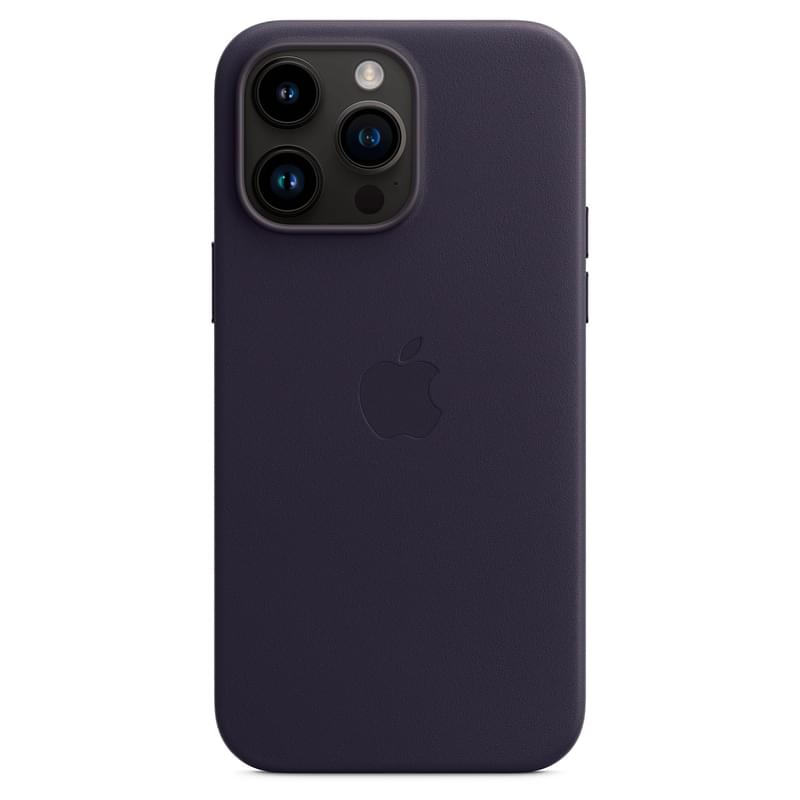 Чехол для iPhone 14 Pro Max, Leather Case with MagSafe, Ink (MPPP3ZM/A) - фото #3, Technodom.kz