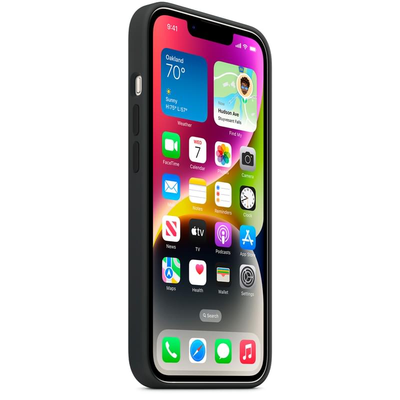 Чехол для iPhone 14, Silicone Case with MagSafe, Midnight (MPRU3ZM/A) - фото #6, Technodom.kz