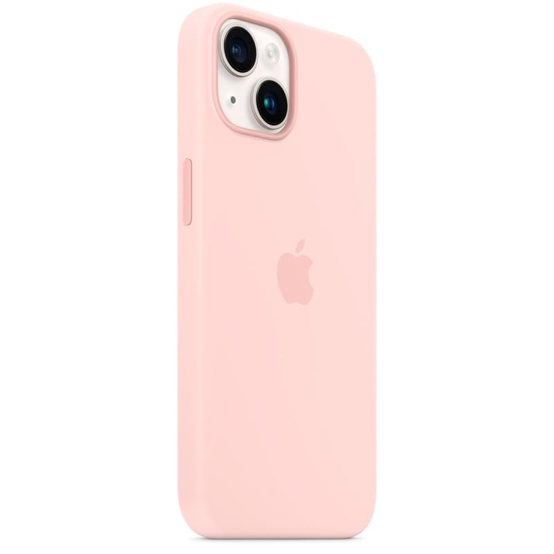 Чехол для iPhone 14, Silicone Case with MagSafe, Chalk Pink (MPRX3ZM/A) - фото #5, Technodom.kz