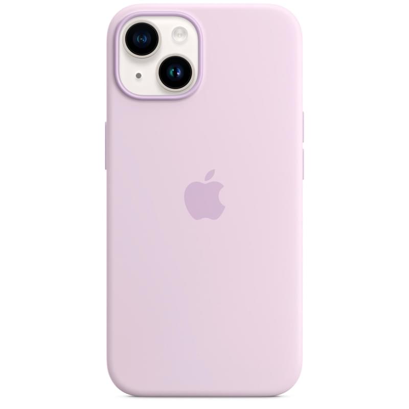 Чехол для iPhone 14, Silicone Case with MagSafe, Lilac (MPRY3ZM/A) - фото #3, Technodom.kz