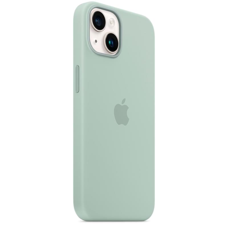 Чехол для iPhone 14, Silicone Case with MagSafe, Succulent (MPT13ZM/A) - фото #5, Technodom.kz
