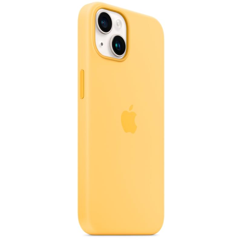 Чехол для iPhone 14, Silicone Case with MagSafe, Sunglow (MPT23ZM/A) - фото #5, Technodom.kz