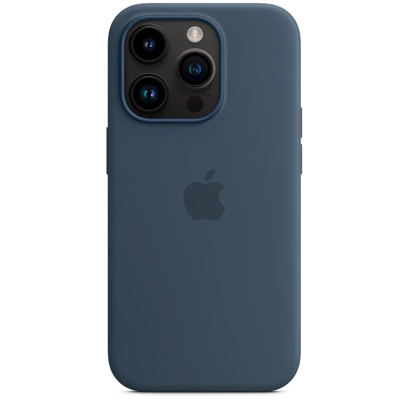 Чехол для iPhone 14 Pro, Silicone Case with MagSafe, Storm Blue (MPTF3ZM/A) - фото #2, Technodom.kz