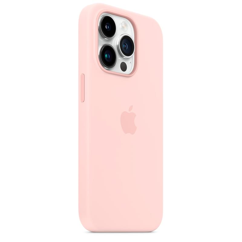 Чехол для iPhone 14 Pro, Silicone Case with MagSafe, Chalk Pink (MPTH3ZM/A) - фото #5, Technodom.kz