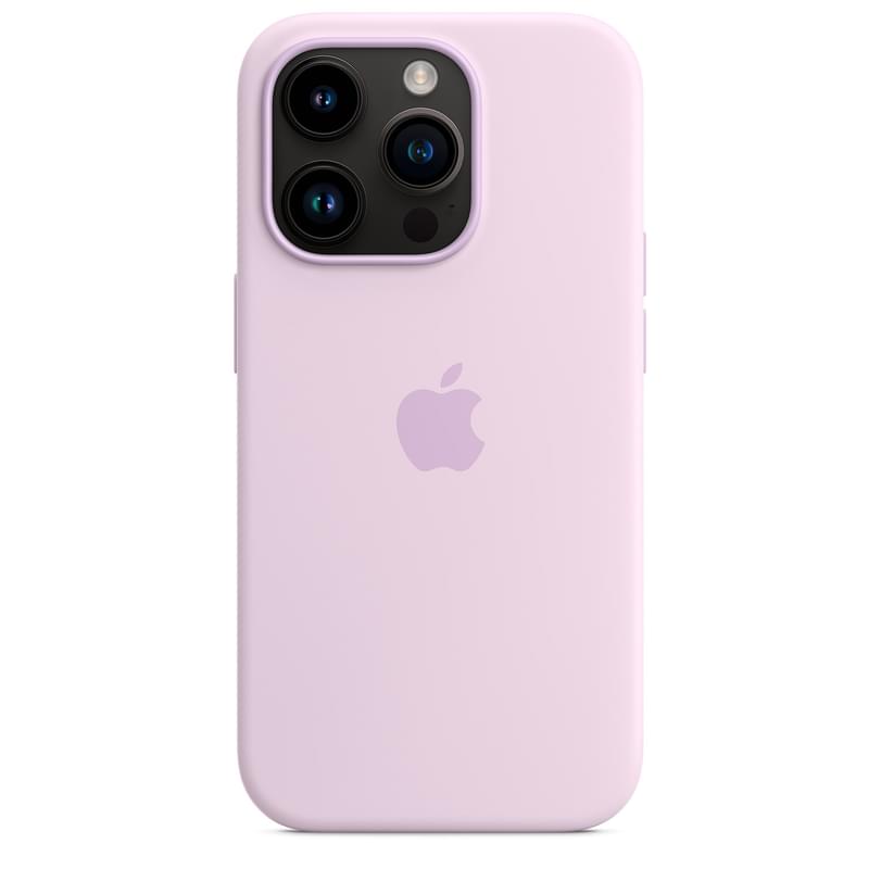 Чехол для iPhone 14 Pro, Silicone Case with MagSafe, Lilac (MPTJ3ZM/A) - фото #3, Technodom.kz