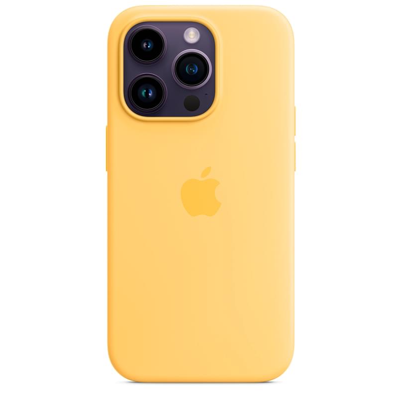 Чехол для iPhone 14 Pro, Silicone Case with MagSafe, Sunglow (MPTM3ZM/A) - фото #0, Technodom.kz