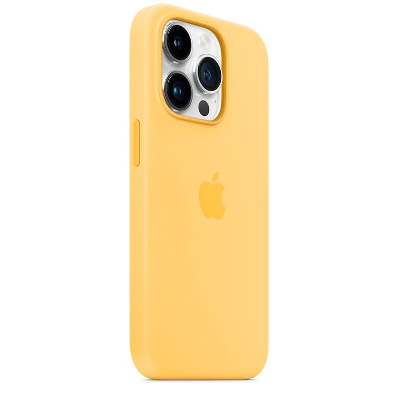 Чехол для iPhone 14 Pro, Silicone Case with MagSafe, Sunglow (MPTM3ZM/A) - фото #4, Technodom.kz