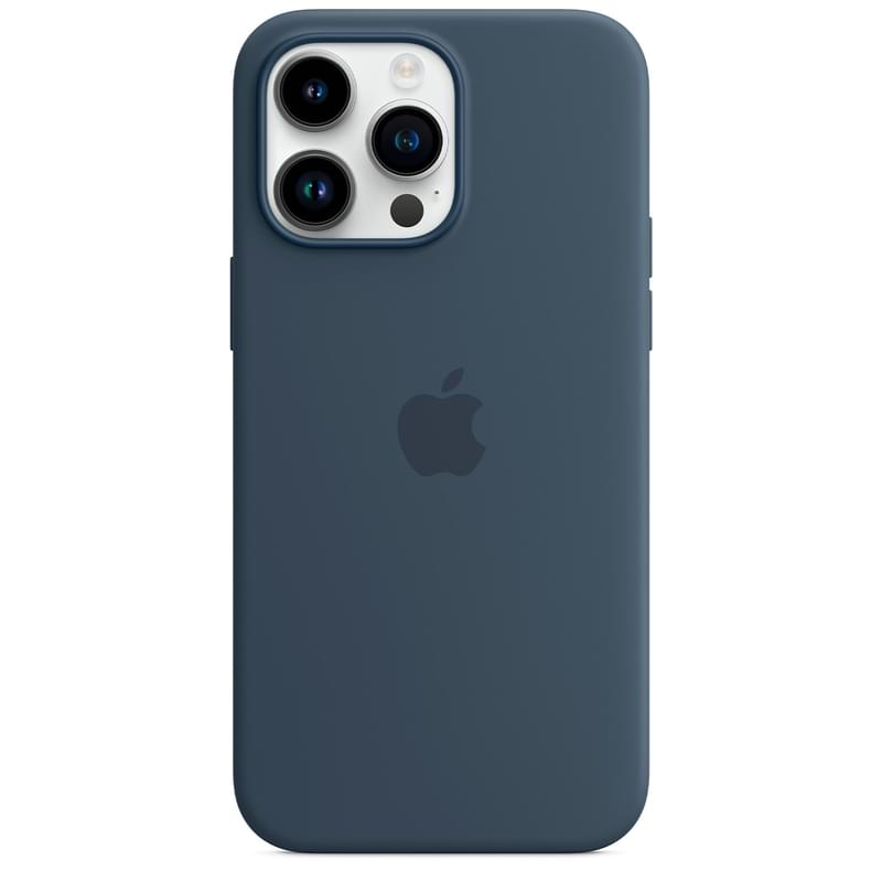 Чехол для iPhone 14 Pro Max, Silicone Case with MagSafe, Storm Blue (MPTQ3ZM/A) - фото #2, Technodom.kz