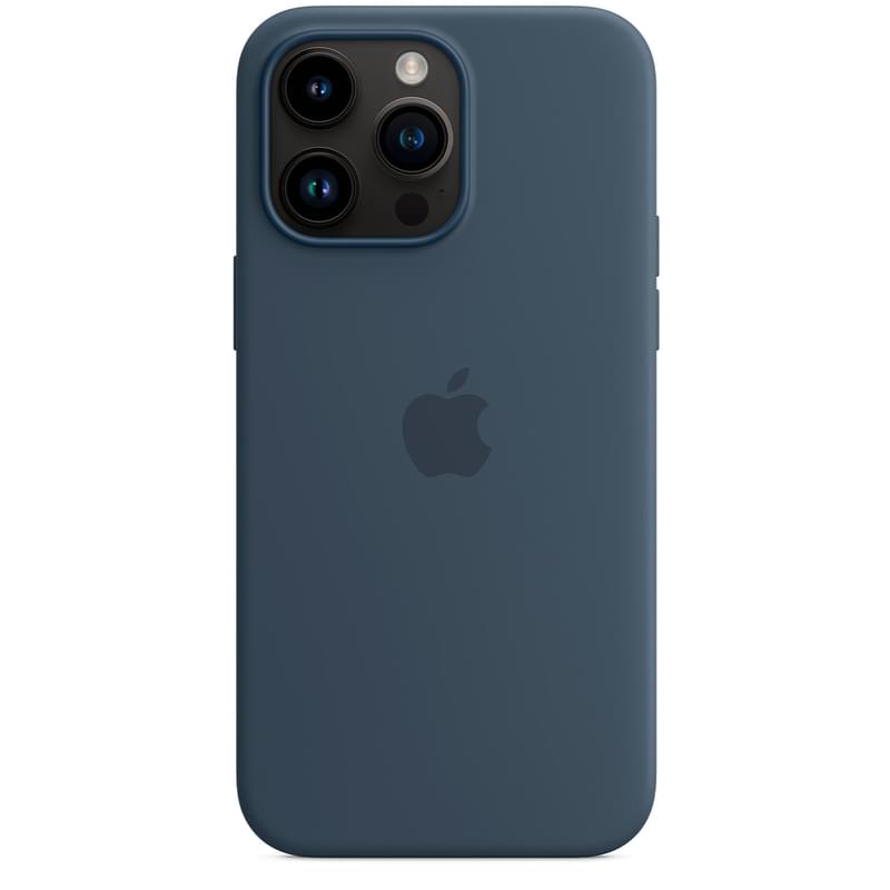 iPhone 14 Pro Max, Silicone Case with MagSafe, Storm Blue (MPTQ3ZM/A) арналған тысқабы - фото #3, Technodom.kz