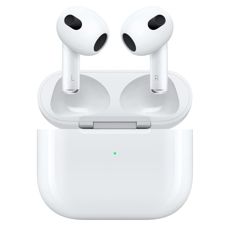 Қыстырмалы құлаққап Apple Bluetooth AirPods 3rd Generation with Lightning Charging Case (MPNY3RU/A) - фото #0, Technodom.kz