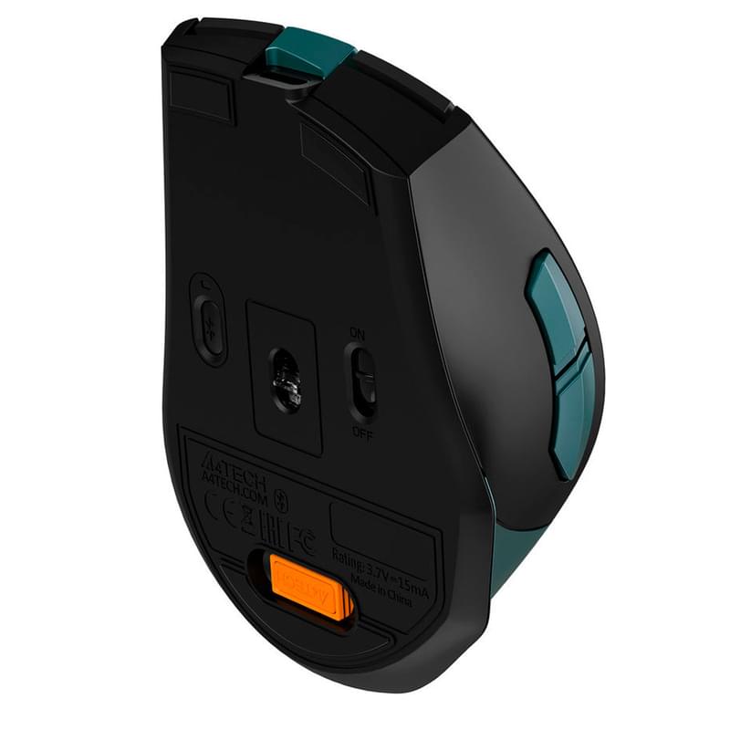 Мышка беспроводная USB A4tech Fstyler FB35C, Green - фото #4, Technodom.kz