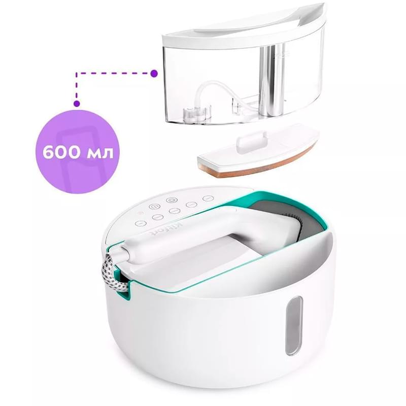 Отпариватель Kitfort KT-9110-3 бело-бирюзовый - фото #3, Technodom.kz Отпариватель Kitfort KT-9110-3 бело-бирюзовый - фото #3, Technodom.kz