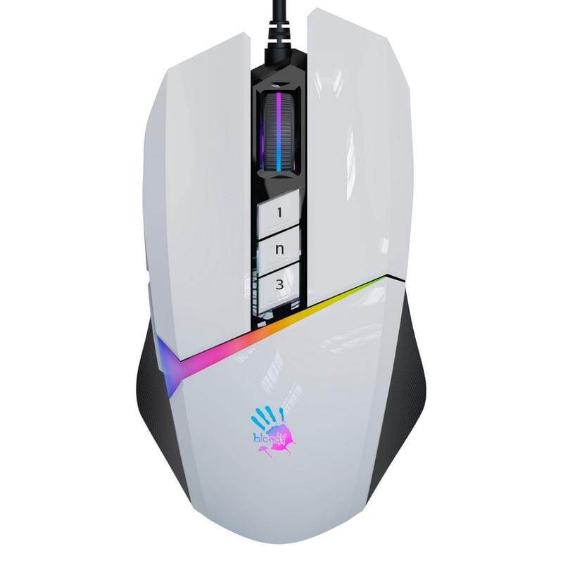 Игровая мышь Bloody W60-Max, Panda White (W60-Max-Panda White) - фото #0, Technodom.kz