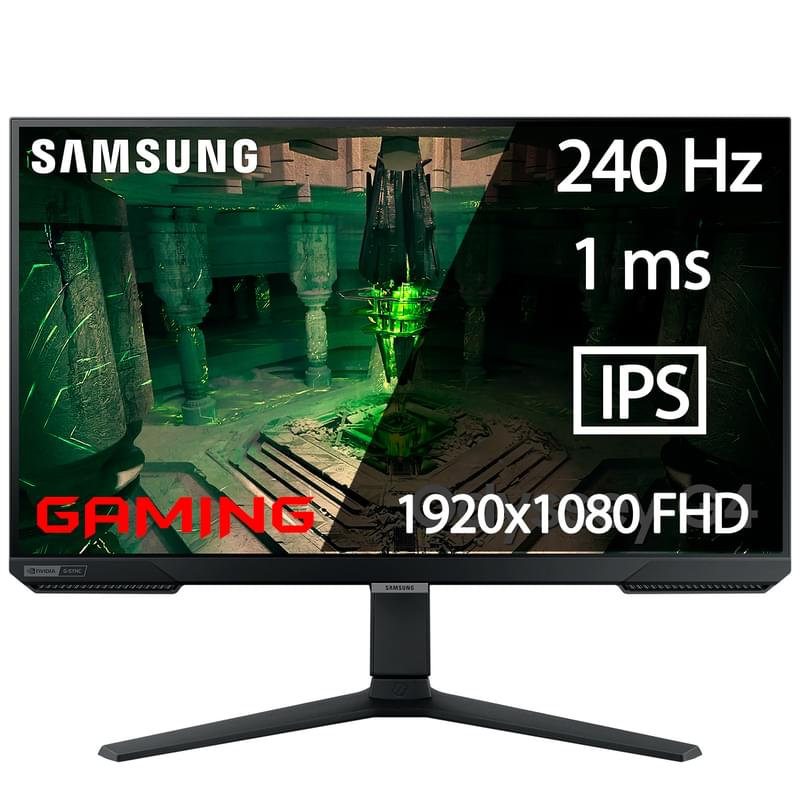 Монитор Игровой 27" Samsung G4 LS27BG400EIXCI 1920x1080 16:9 IPS 240ГЦ (2HDMI+DP) Black - фото #0, Technodom.kz