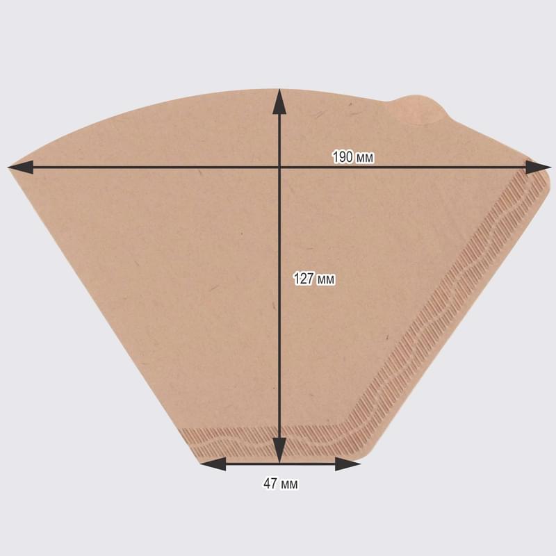 Фильтры бумажные для кофе Topperr 4/200 неотбеленные,3046 - фото #2, Technodom.kz