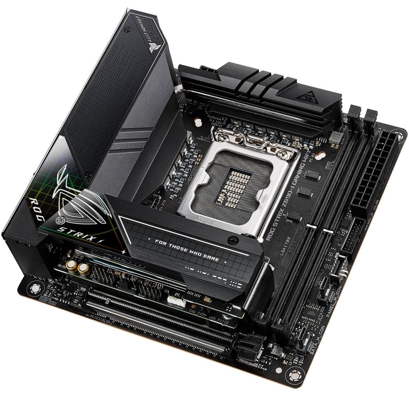 Asus ROG STRIX Жүйелік тақшасы Z690-I GAMING WIFI LGA1700 2DDR5 PCI-E 1x16 (HDMI) mITX - фото #2, Technodom.kz