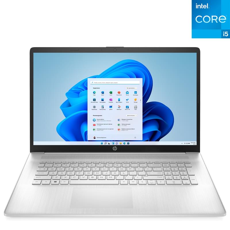 Ноутбук HP 17-cn0101ur i5 1135G7 / 8ГБ / 512SSD / 17.3 / Win11 / (5D5G4EA) - фото #0, Technodom.kz