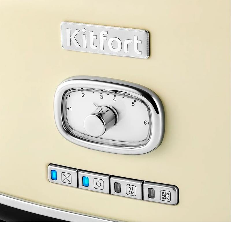 Тостер Kitfort KT-2075-1 бежевый - фото #5, Technodom.kz
