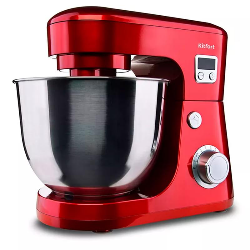Миксер Kitfort KT-1308-1 красный (планетарный) - фото #1, Technodom.kz Миксер Kitfort KT-1308-1 красный (планетарный) - фото #1, Technodom.kz
