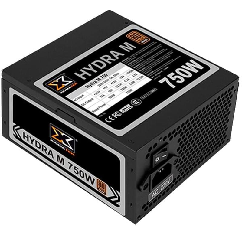 Xigmatek HYDRA M ATX 80 Bronze Қуат блогы 750W 4x6+2pin, 2x4+4pin (EN44221) - фото #1, Technodom.kz