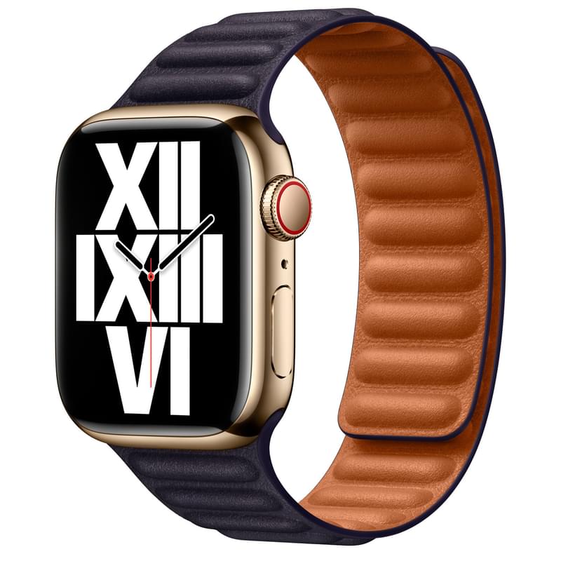 Браслет Apple 41mm Ink Leather Link - S/M (MP833ZM/A) - фото #1, Technodom.kz
