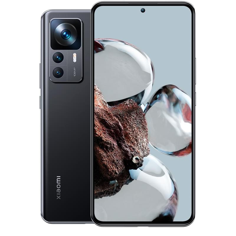 Смартфон Xiaomi 12T 8/256GB Black - фото #0, Technodom.kz