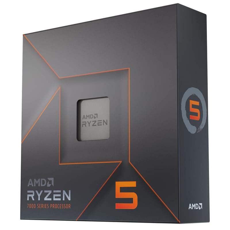 Процессор AMD Ryzen 5 7600X (C6/12T, 32M L3, 4.7 up to 5.3GHz) AM5 BOX - фото #0, Technodom.kz