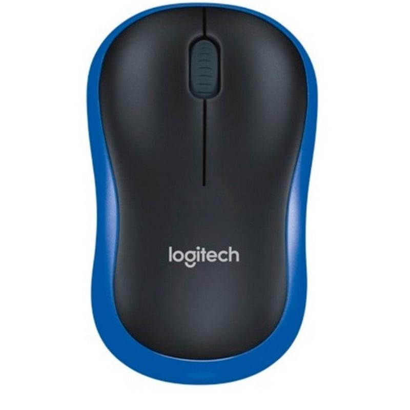Мышка беспроводная USB Logitech M185, Blue (910-002239) - фото #1, Technodom.kz