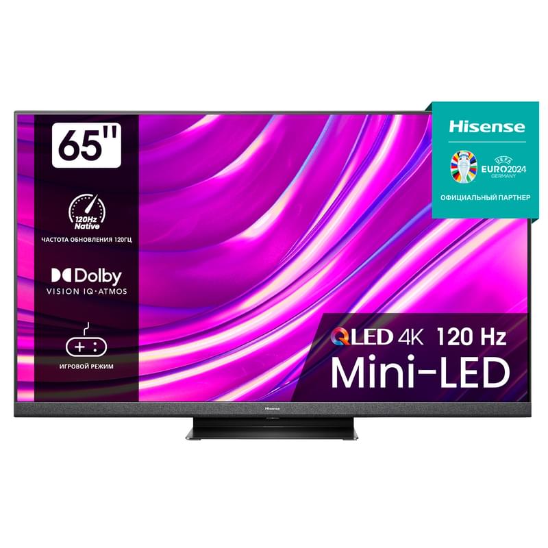 Телевизор Hisense 65" 65U8HQ ULED Smart Charcoal Gray (4K) - фото #0, Technodom.kz