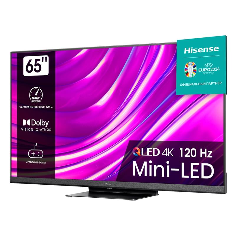 Телевизор Hisense 65" 65U8HQ ULED Smart Charcoal Gray (4K) - фото #2, Technodom.kz