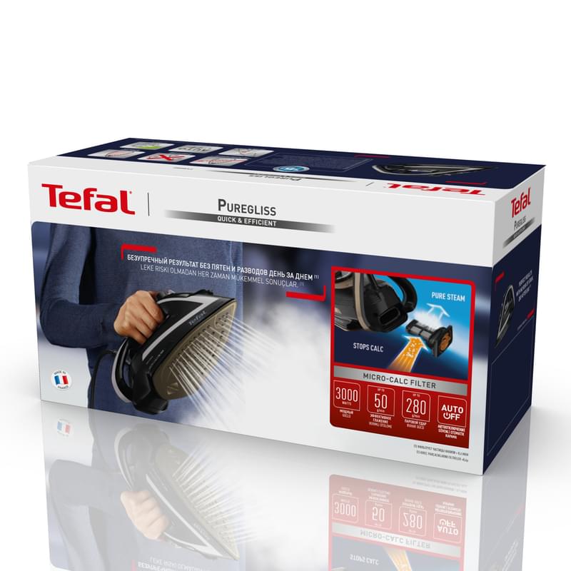 Утюг Tefal Puregliss FV-8082E0 - фото #10, Technodom.kz
