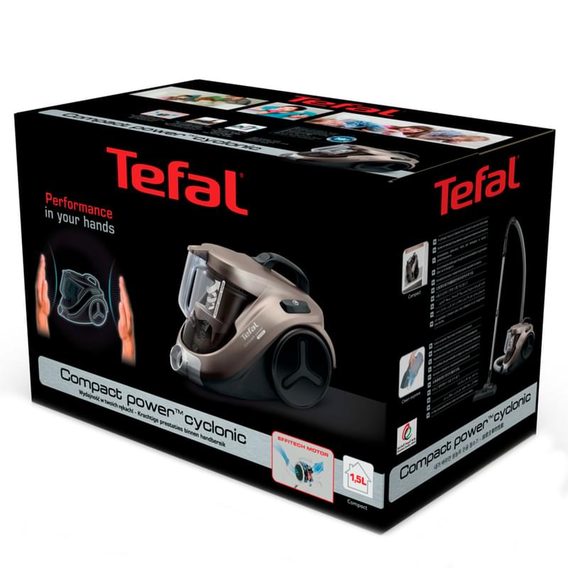 Пылесос с контейнером для пыли Tefal Compact Power TW3786RA - фото #3, Technodom.kz