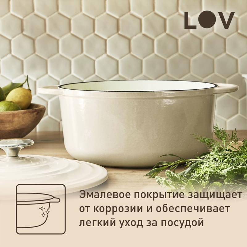 Lov (шойын) Tefal E2590504 қақпағы бар кәстрөлі 29см ақшыл сары - фото #10, Technodom.kz