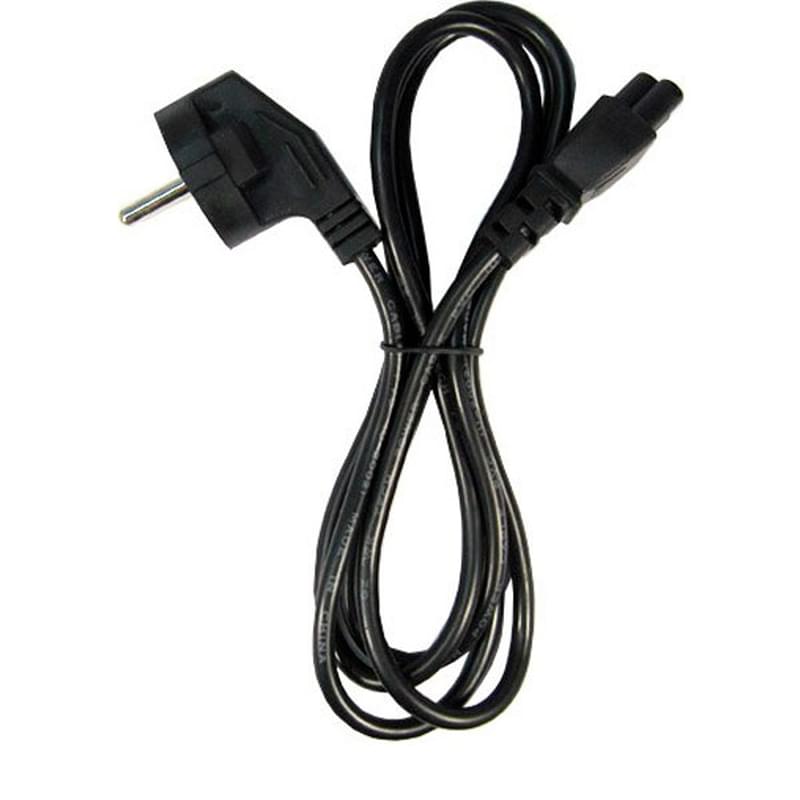 Кабель питания, 3pin - розетка, 1,5м (для зарядных устройств, ноутбуков и аудио-видео аппаратур) - фото #0, Technodom.kz
