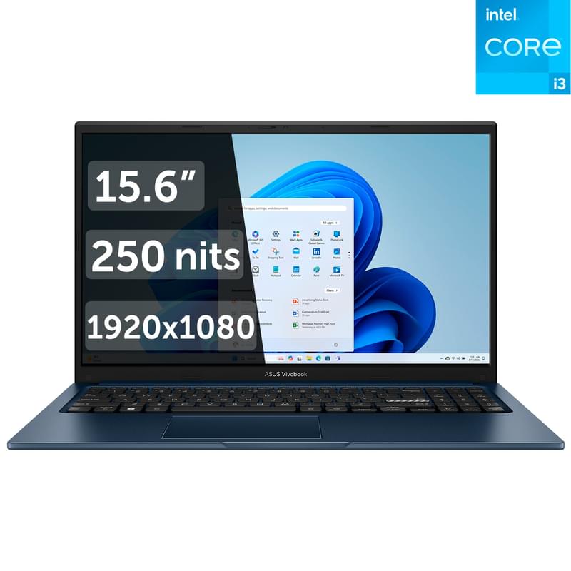 15,6'' Asus Vivobook 15 Ноутбугі (Ci3 1215U-8-512-W)(X1504ZA-BQ946W) - фото #0, Technodom.kz