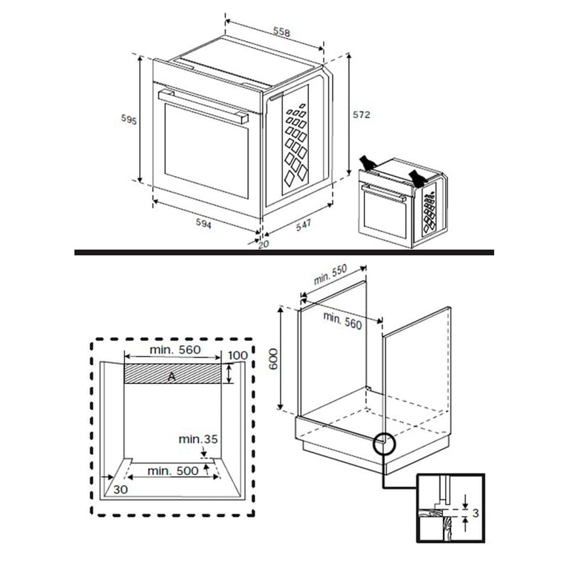 Встраиваемая духовка Hotpoint FE8 831 JSC IX - фото #4, Technodom.kz