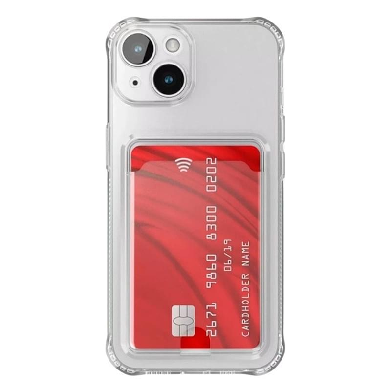 Чехол для iPhone 14, A-Case, Силикон, Прозрачный (CASE-V-14) - фото #0, Technodom.kz