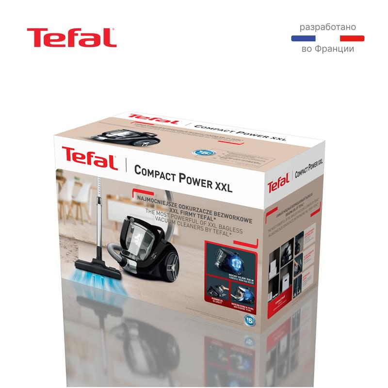 Пылесос с контейнером Tefal Compact Power XXL TW-4B75EA - фото #11, Technodom.kz