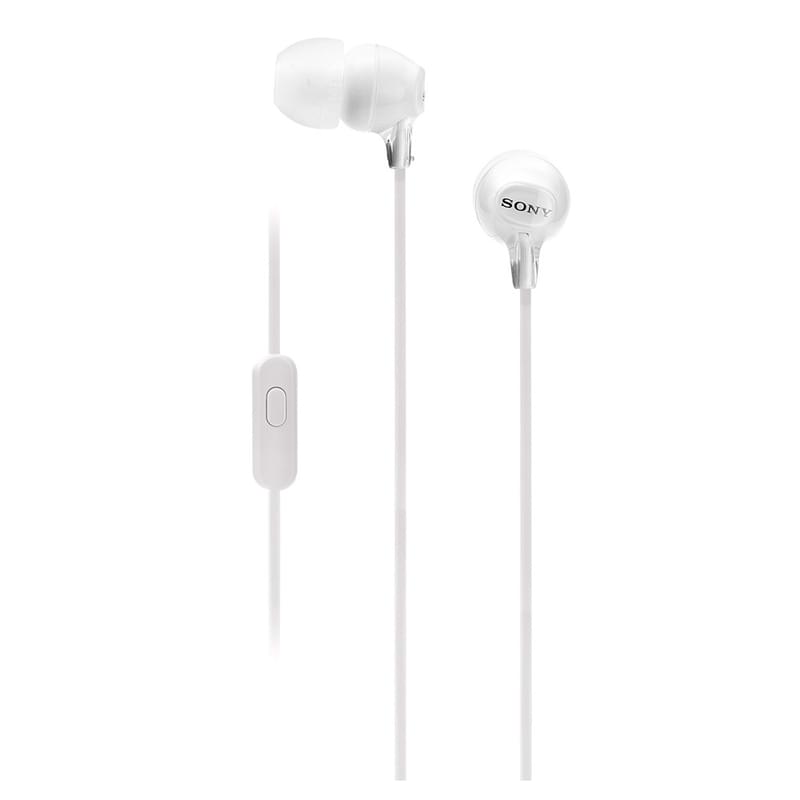 Наушники Вставные с Микрофоном Sony MDR-EX15AP, White - фото #2, Technodom.kz