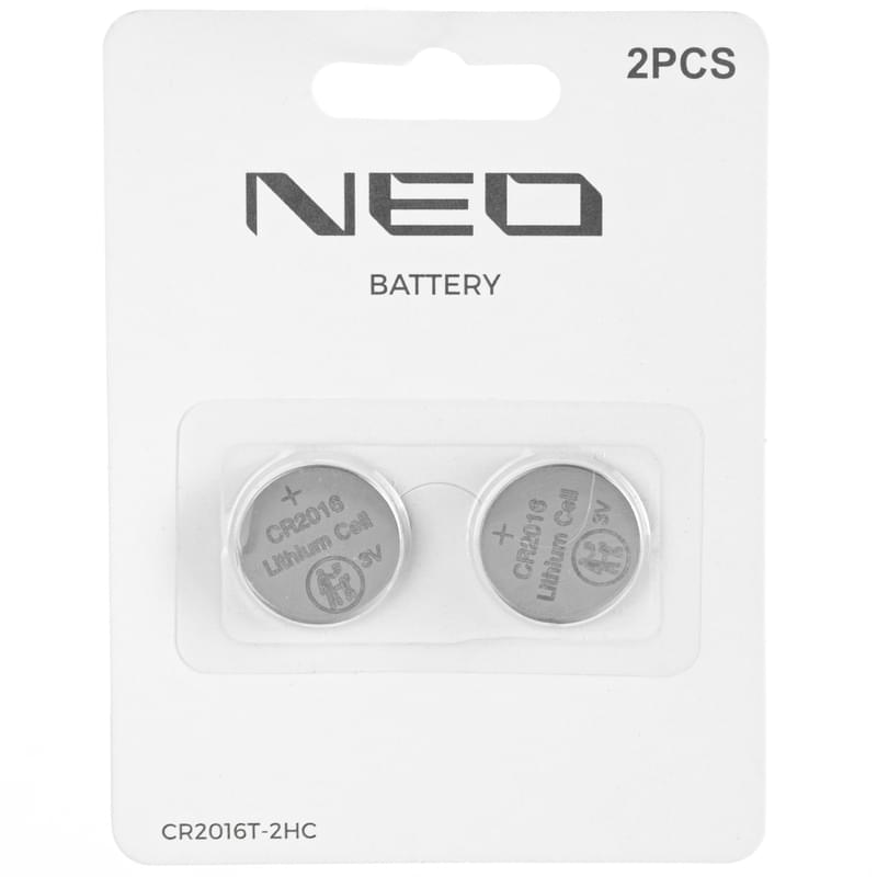 NEO Lithium (CR2016T-2HC) CR2016 Батареясы 2 дн - фото #0, Technodom.kz