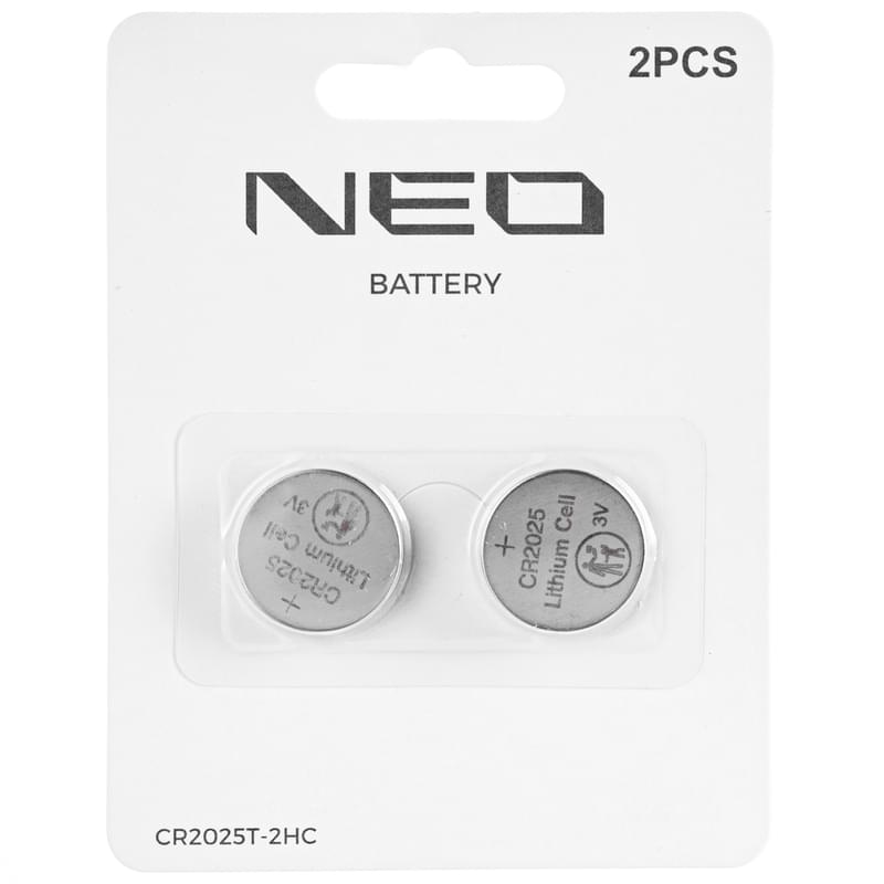 Батарейка CR2025 2 шт. NEO Lithium CR2025T-2HC - фото #0, Technodom.kz