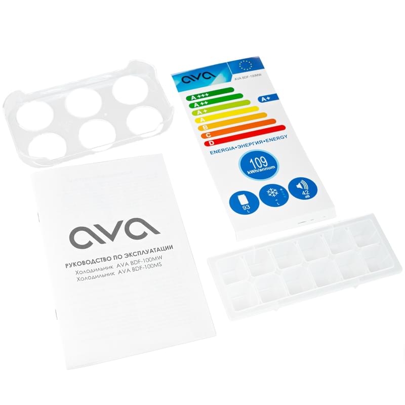 Холодильник AVA BDF-100MW - фото #6, Technodom.kz